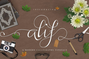 Alif Typeface: A Modern Handwritten Font for Boutique Branding