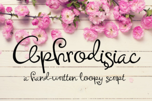 Aphrodisiac Font Review: A Script Handwritten Gem