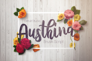 Austhina Brush Script Font Review for Handmade Branding