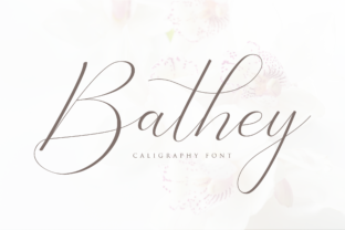 Bathey: The Elegant Script Handwritten Fonts for Polished Branding