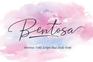 Bentosa Duo: The Elegant Script Font for Boutique Branding