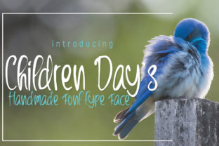 Children Day s: A Smooth Handwritten Typeface for Brand Storytelling