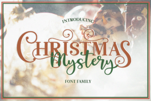 Christmas Mystery Family: The Handwritten Font for Bright Holiday Campaigns