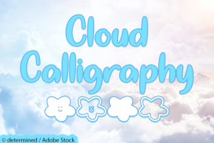 Cloud Calligraphy: A Cute Script Typeface for Creative Branding