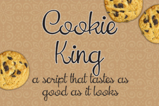 Cookie King: A Handwritten Script Font for Creative Projects