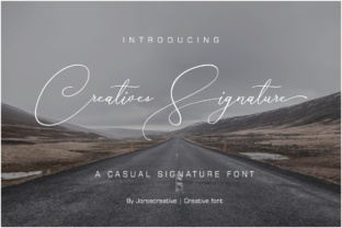 Creative Signature: A Handwritten Typeface for Editorial Elegance