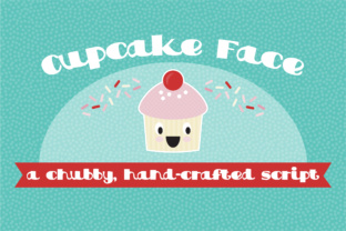Cupcake Face: A Script Handwritten Font for Playful Editorial Design