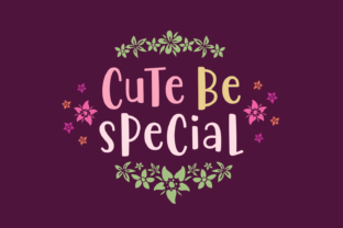 Cute Be Special Typeface: A Charming Script for Handmade Labels and Invitations
