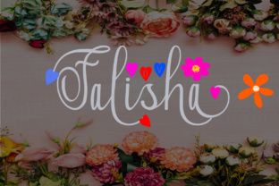 Falisha Modern Calligraphy Script for Handmade Branding