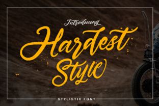 Hardest Style: A Handwritten Script Font for Modern Web Design