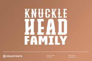 Knuckle Head Typeface Review: A Script Handwritten Font for Modern Branding