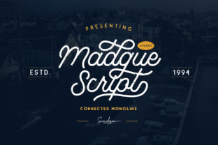 Madgue: A Mono Line Typeface for Editorial Elegance