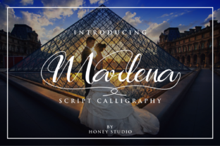 Marlena Typeface: A Modern Script Handwritten Font for Elegant Branding