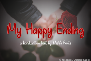 My Happy Ending: A Handwritten Font for Polished Digital Branding