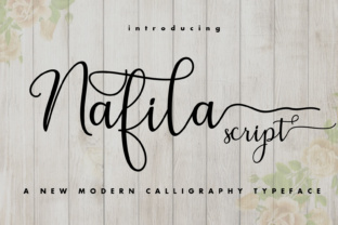 Nafila: The Handmade Script Typeface for Authentic Brand Identity