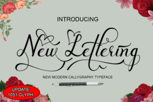 New Lettering Typeface for Editorial Design