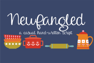 Newfangled Script Font for Engaging Social Media Graphics