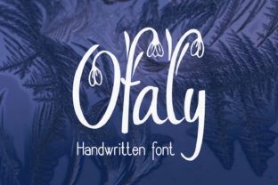 Ofaly: The Handwritten Typeface for Friendly Brand Visuals