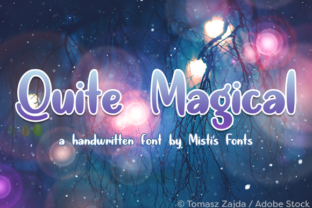 Quite Magical Typeface: Whimsical Script Fonts for Brand Identity