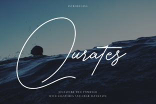 Qurates Signature Two: A Polished Script for Modern Branding
