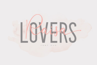 Raisa Lovers Duo: A Script Handwritten Typeface for Elegant Editorial Design