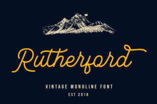 Rutherford Typeface: A Vintage Script for Authentic Brand Identity