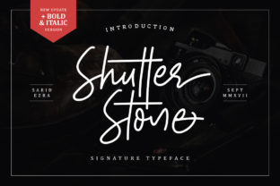 Shutter Stone: A Premium Script Handwritten Font Review