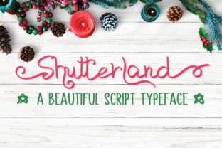 Shutterland: A Playful Script Handwritten Font for Creative Makers