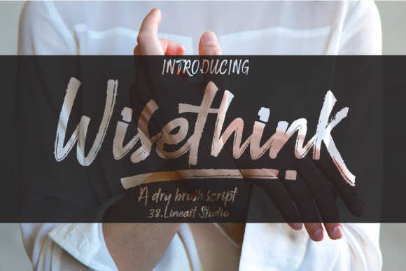 Wisethink: The Hard Brush Script Font for Natural Branding
